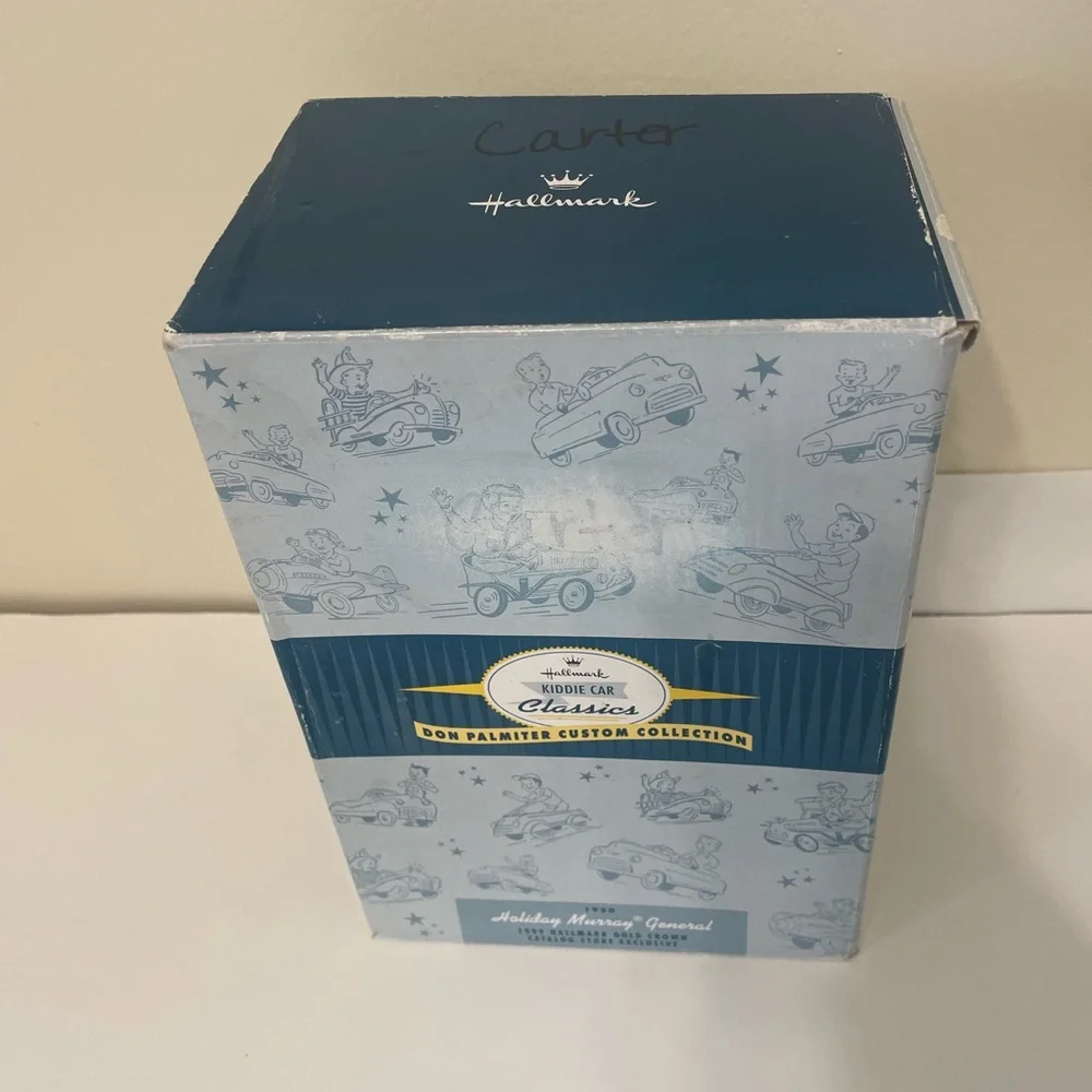 Hallmark Kiddie Car Classics 1950 Holiday Murray General and Crown in box